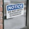 Signmission Do Not Enter Restoration In Progress OSHA Notice Sign, Vinyl Decal, 5in W x 3.5in L, 2PK OS-2PACK-NS-D-35-L-11208 - alternate 6